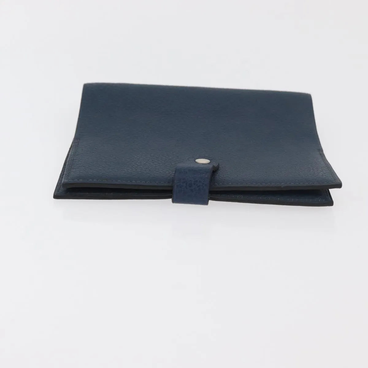 Hermes Agenda Cover Epsom, Navy, Leather, Clutch