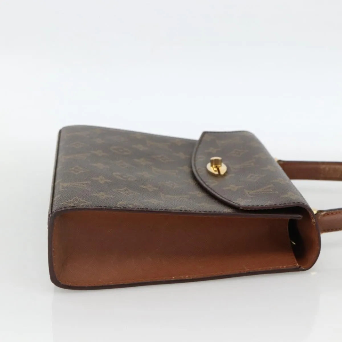 Louis Vuitton Malesherbes Monogram Canvas, Brown, Canvas, Handbag