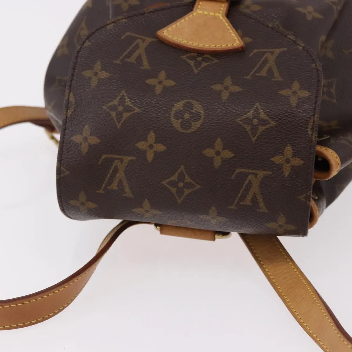 Louis Vuitton Montsouris Monogram, Brown, Canvas, Backpack
