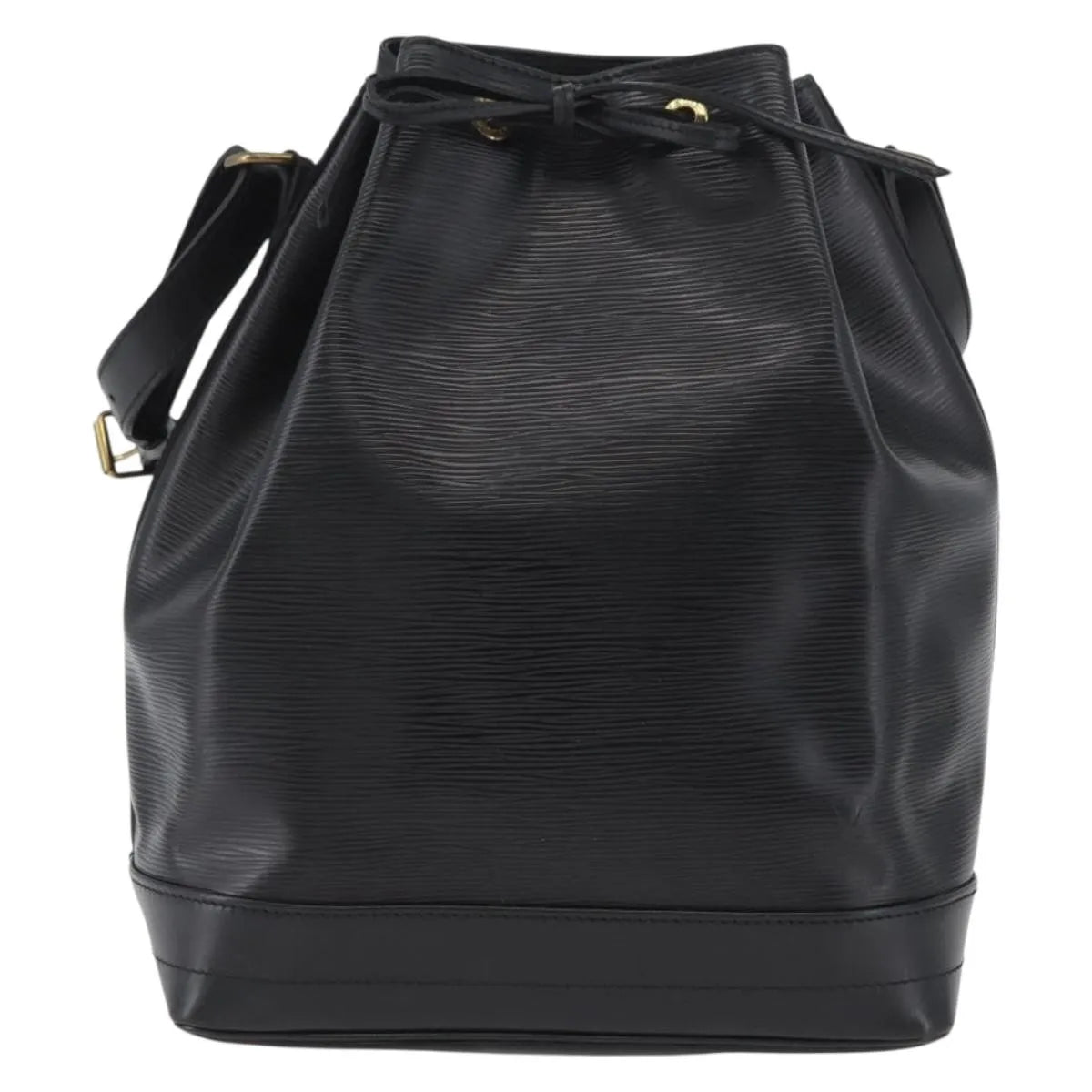 Louis Vuitton Noe Epi Leather, Black, Leather, Shoulder Bag