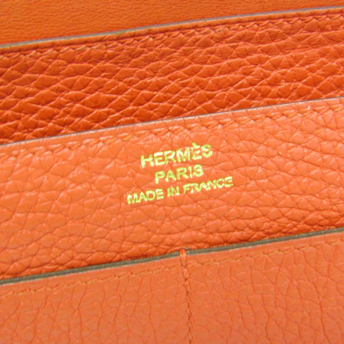 Hermes Dogon Duo Combined Leather, Red, Leather, Wallet