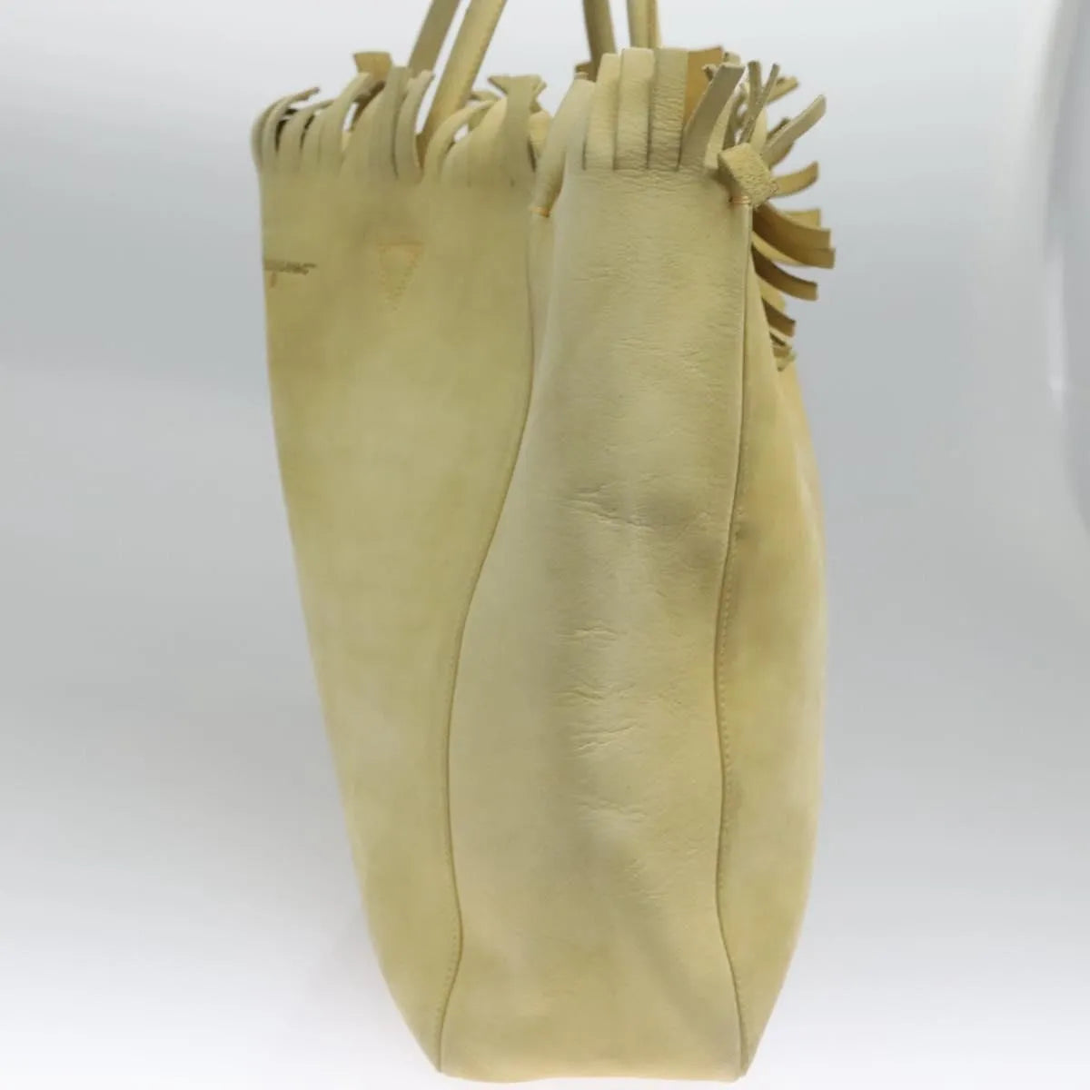 Salvatore Ferragamo Vintage Suede, Yellow, Suede, Shoulder Bag