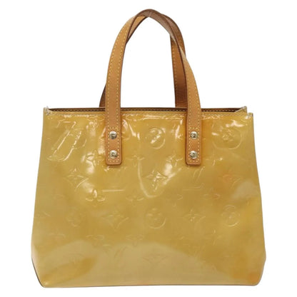 Louis Vuitton Reade Monogram Vernis, Beige, Patent Leather, Handbag