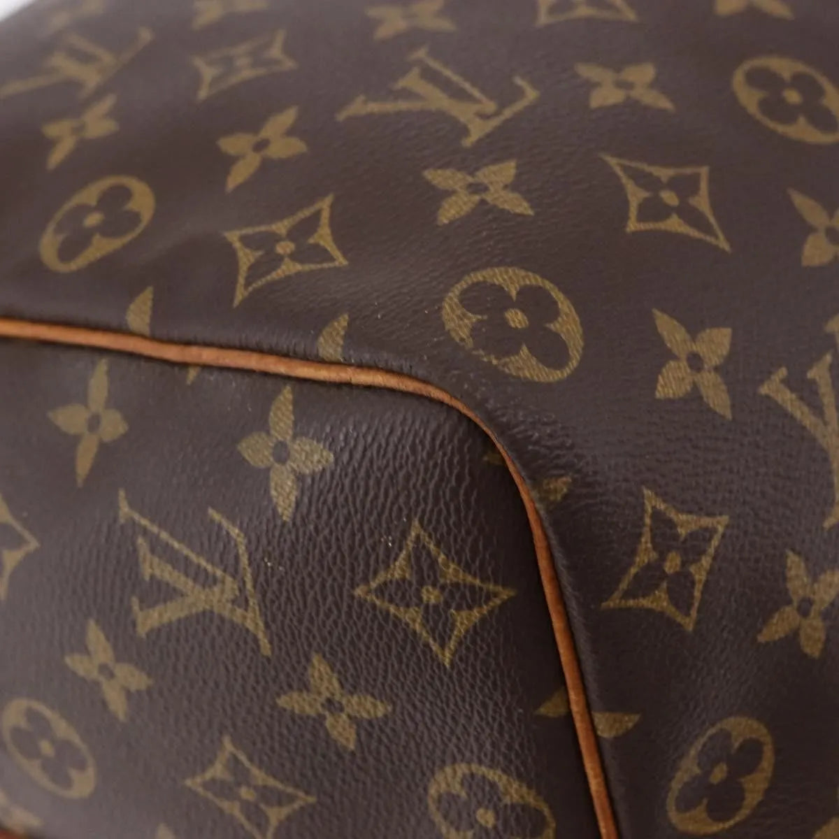 Louis Vuitton Keepall Bandoulière Monogram, Brown, Canvas, Travel Bag