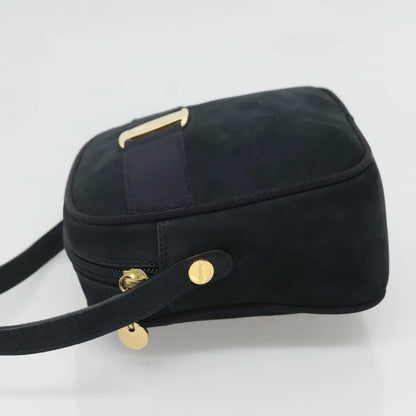 Salvatore Ferragamo Vara Bow camera Suede, Navy, Suede, Shoulder Bag