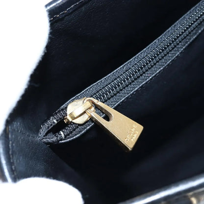 Celine C Macadam Tote PVC leather/ Macadam canvas, Black, PVC, Shoulder Bag