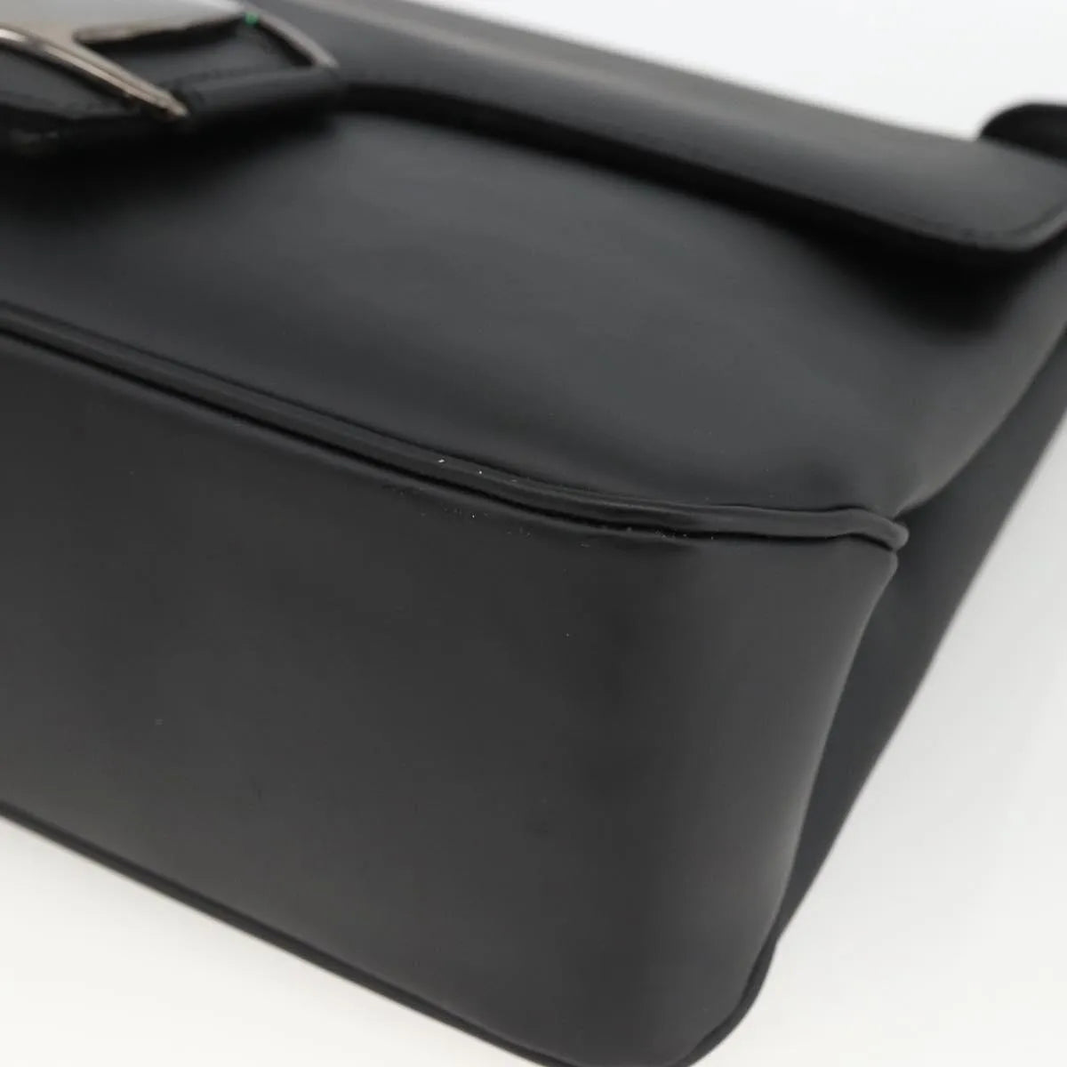 Salvatore Ferragamo Vala Canvas, Black, Canvas, Shoulder Bag