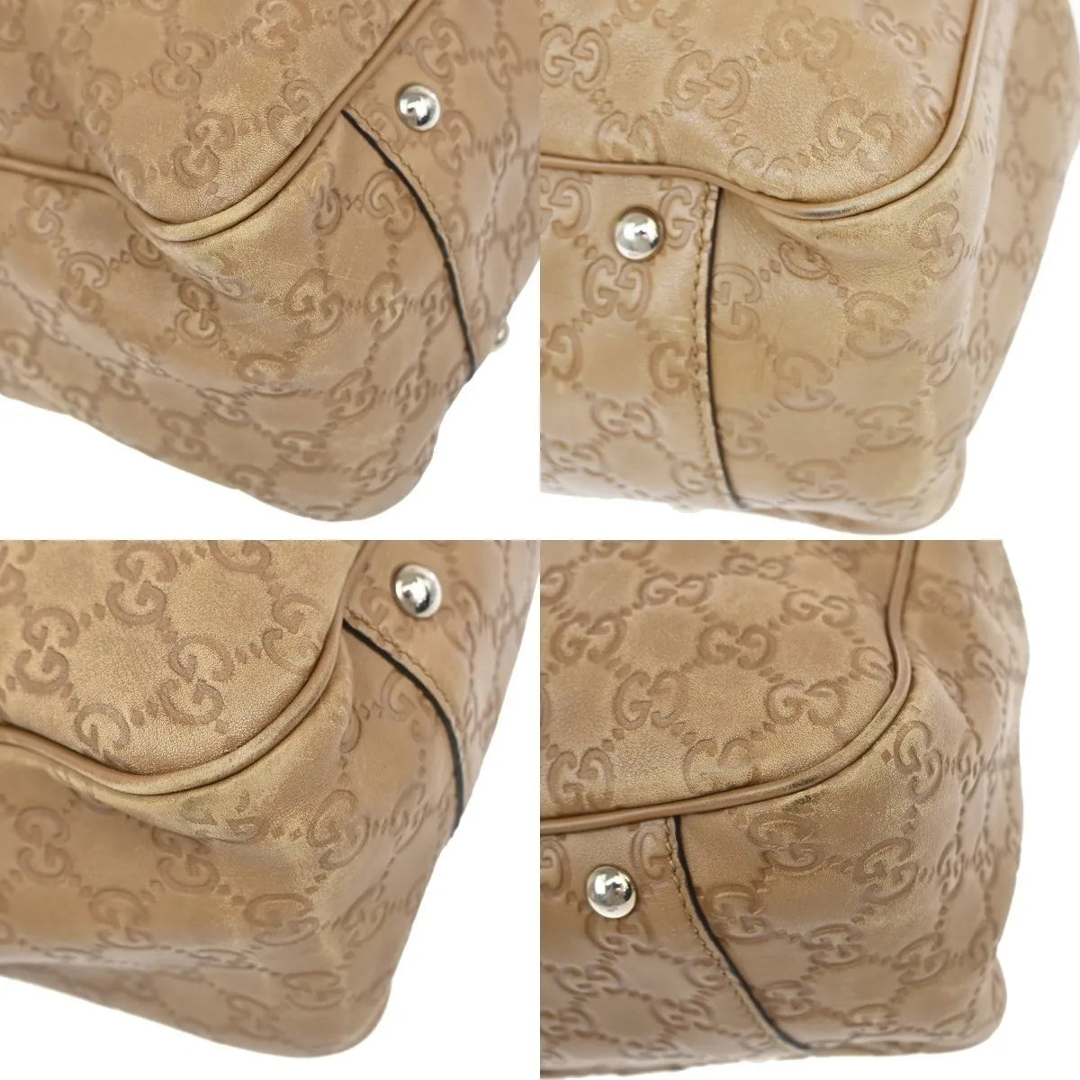 Gucci Twins Tote Guccissima Leather, Brown, Leather, Tote Bag