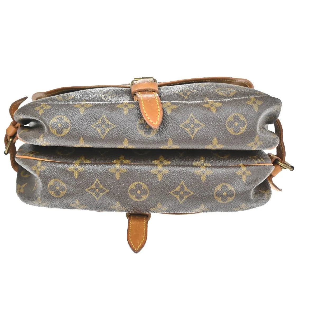 Louis Vuitton Saumur Monogram Canvas, Brown, Canvas, Shoulder Bag