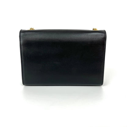 Saint Laurent Kate leather, Black, Leather, Shoulder Bag