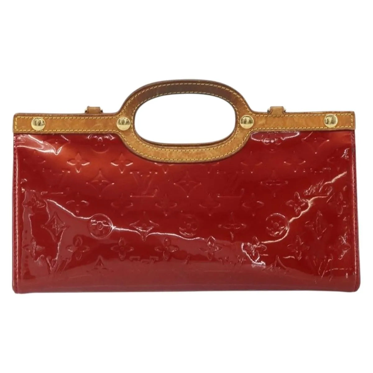 Louis Vuitton Roxbury Drive Monogram Vernis, Red, Patent Leather, Handbag