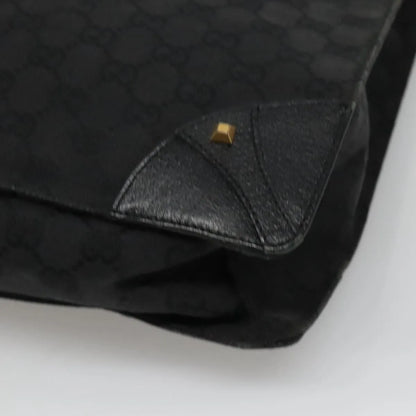 Gucci Nailhead Tote GG Canvas, Black, Canvas, Tote Bag