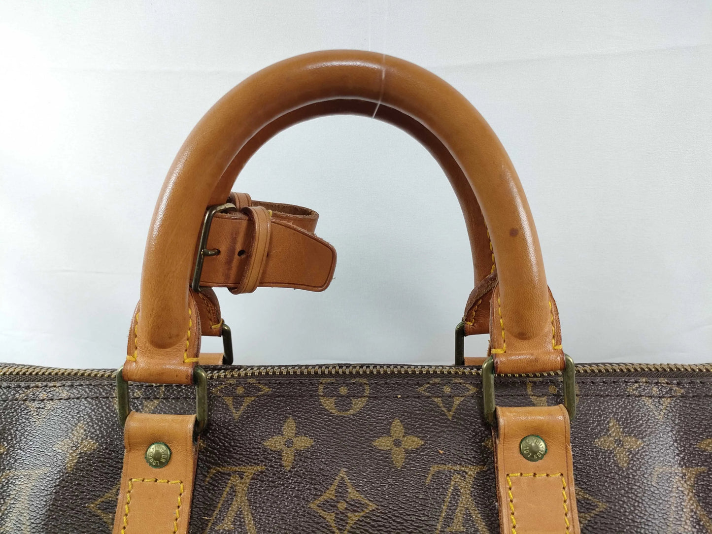 Louis Vuitton Keepall Monogram Canvas, Brown, Canvas, Travel Bag