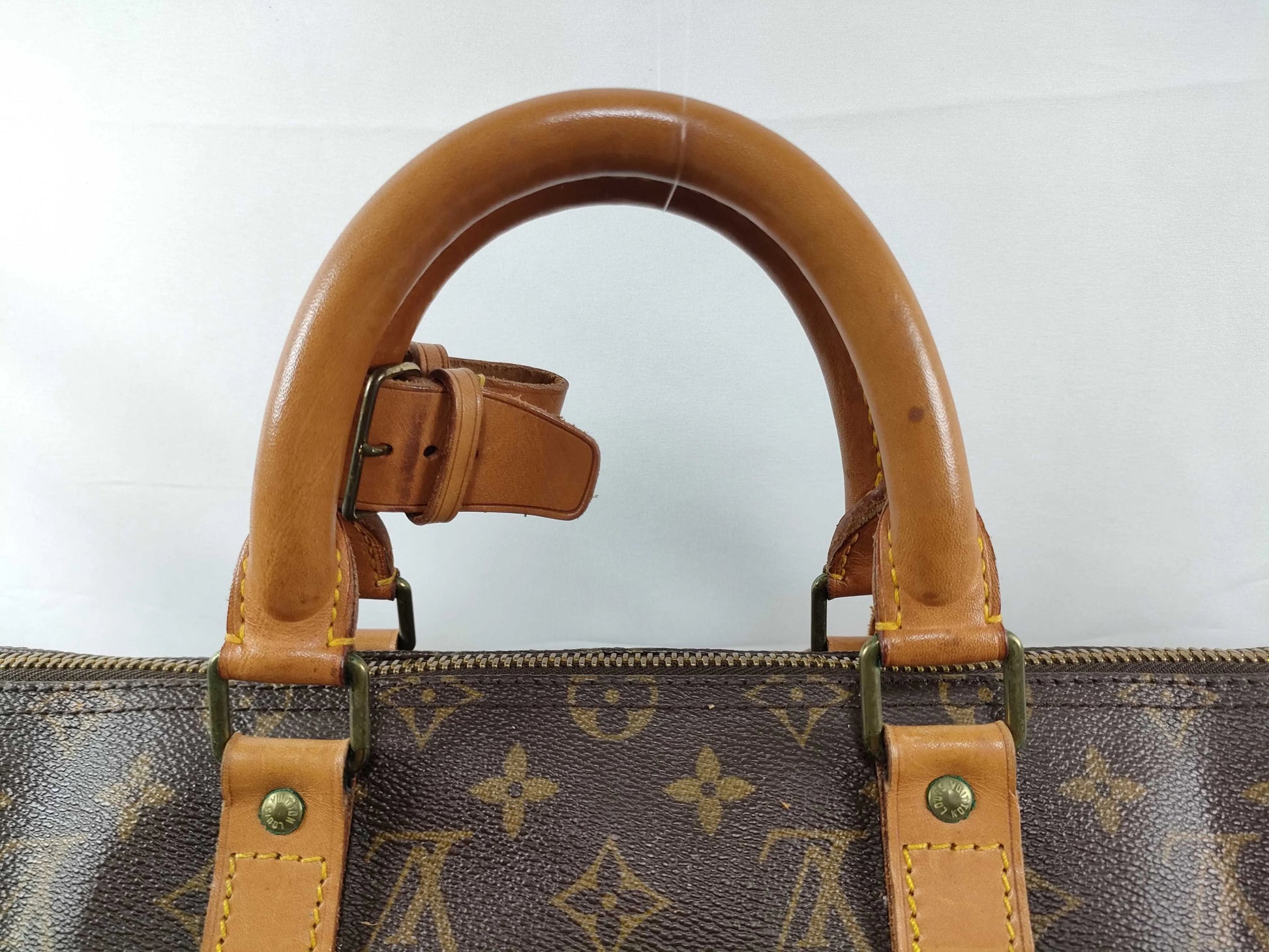 Louis Vuitton Keepall Monogram Canvas, Brown, Canvas, Travel Bag