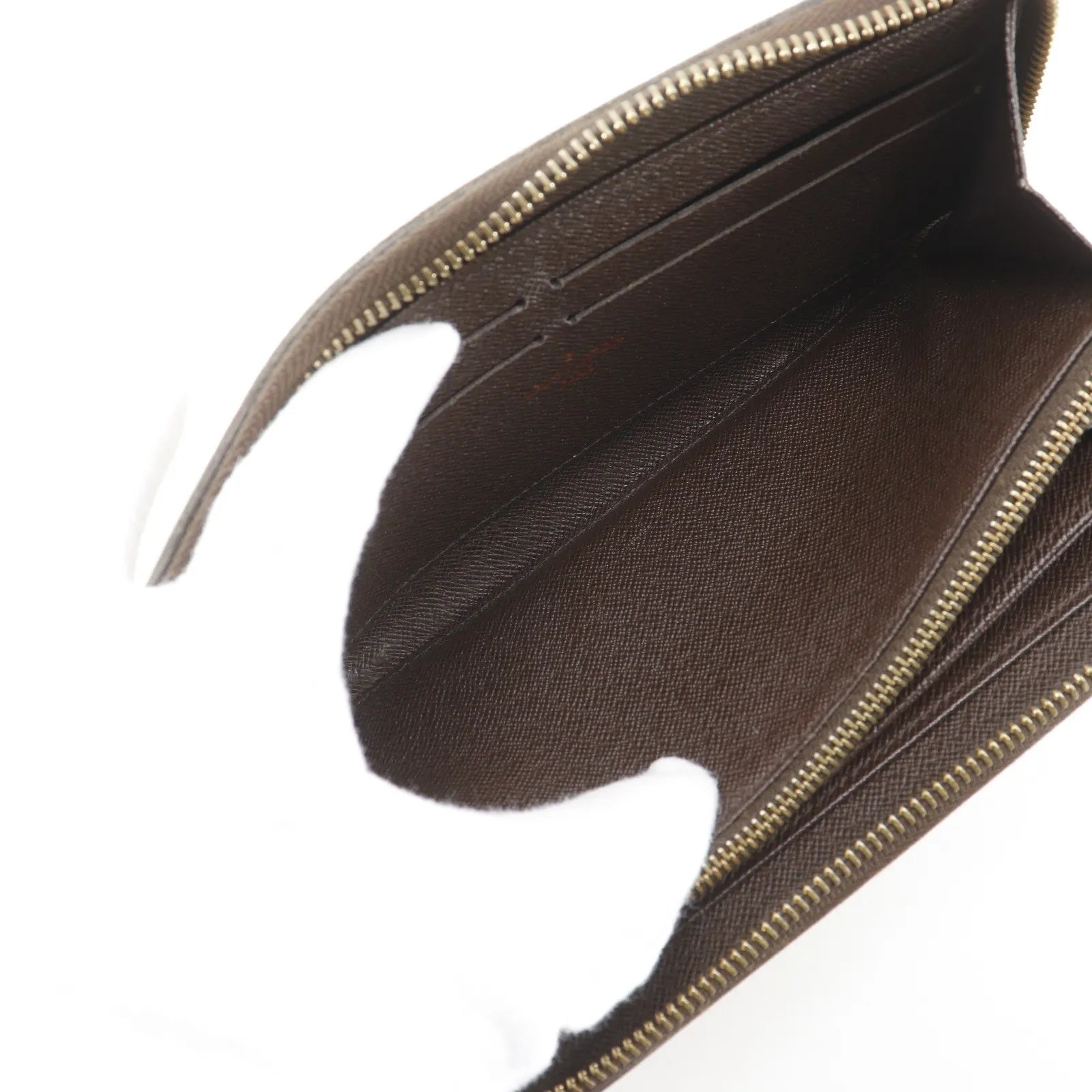 Louis Vuitton Zippy Organizer Damier Graphite, Brown, Canvas, Wallet
