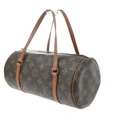 Louis Vuitton Papillon Monogram, Brown, Canvas, Handbag