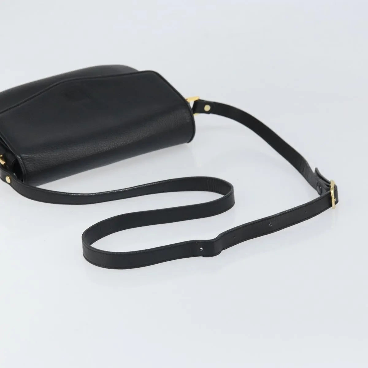 Burberry Vintage Leather, Black, Leather, Shoulder Bag