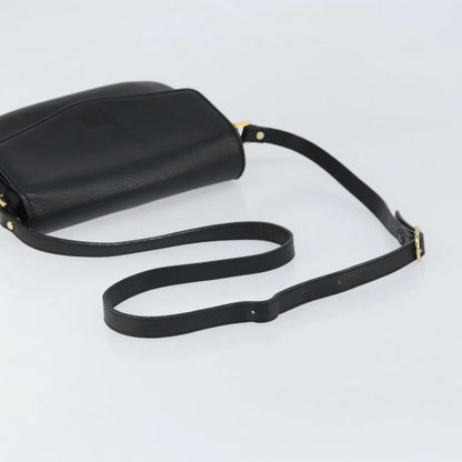 Burberry Vintage Leather, Black, Leather, Shoulder Bag
