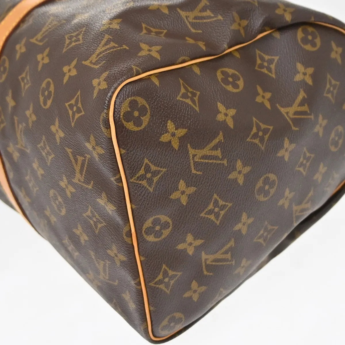 Louis Vuitton Keepall Monogram, Brown, Canvas, Travel Bag