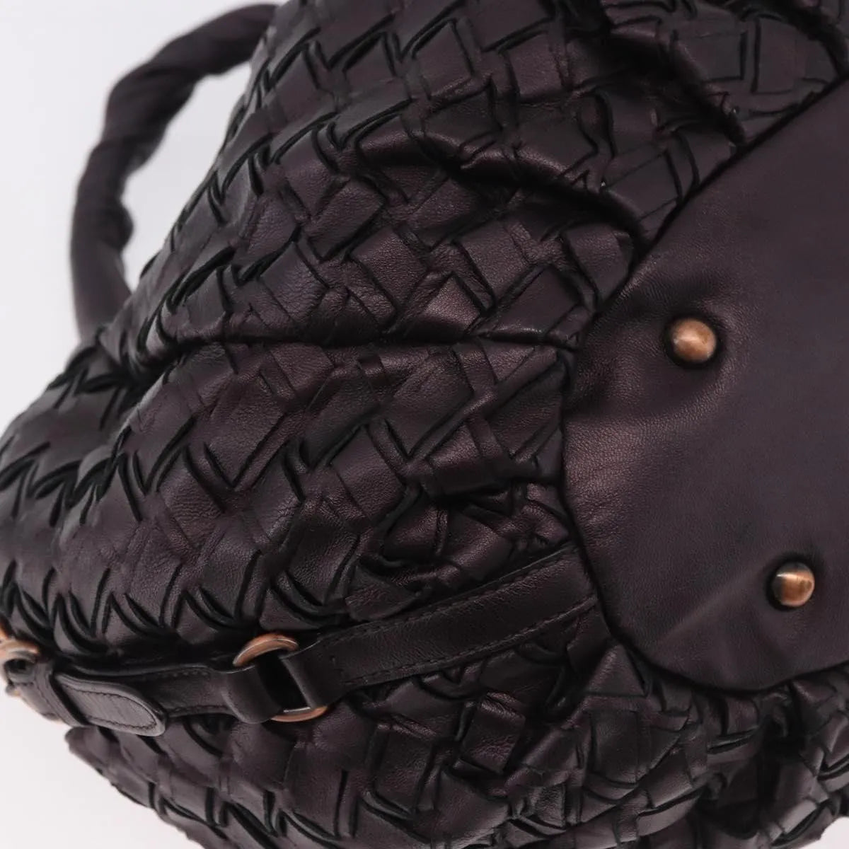 Miu Miu Hobo Woven Leather, Purple, Leather, Handbag