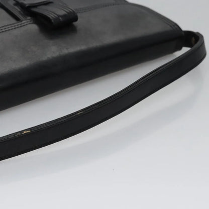 Saint Laurent Vintage Leather, Black, Leather, Handbag