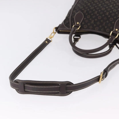 Louis Vuitton Angele Mini Lin, Brown, Canvas, Handbag