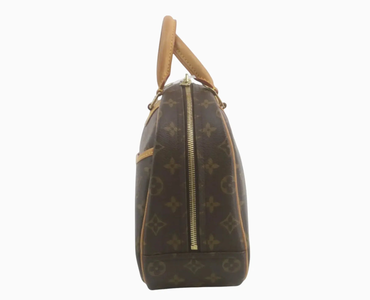 Louis Vuitton Trouville Monogram Canvas, Brown, Canvas, Handbag