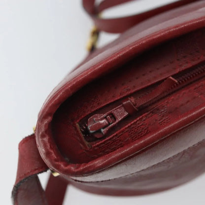 Christian Dior Vintage Trotter Canvas, Red, Canvas, Shoulder Bag