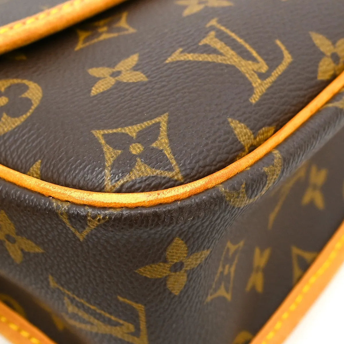 Louis Vuitton Sologne Monogram Canvas, Brown, Canvas, Shoulder Bag