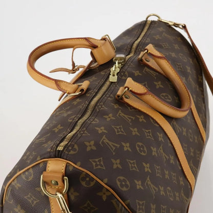 Louis Vuitton Keepall Bandouliere Monogram Canvas, Brown, Canvas, Travel Bag