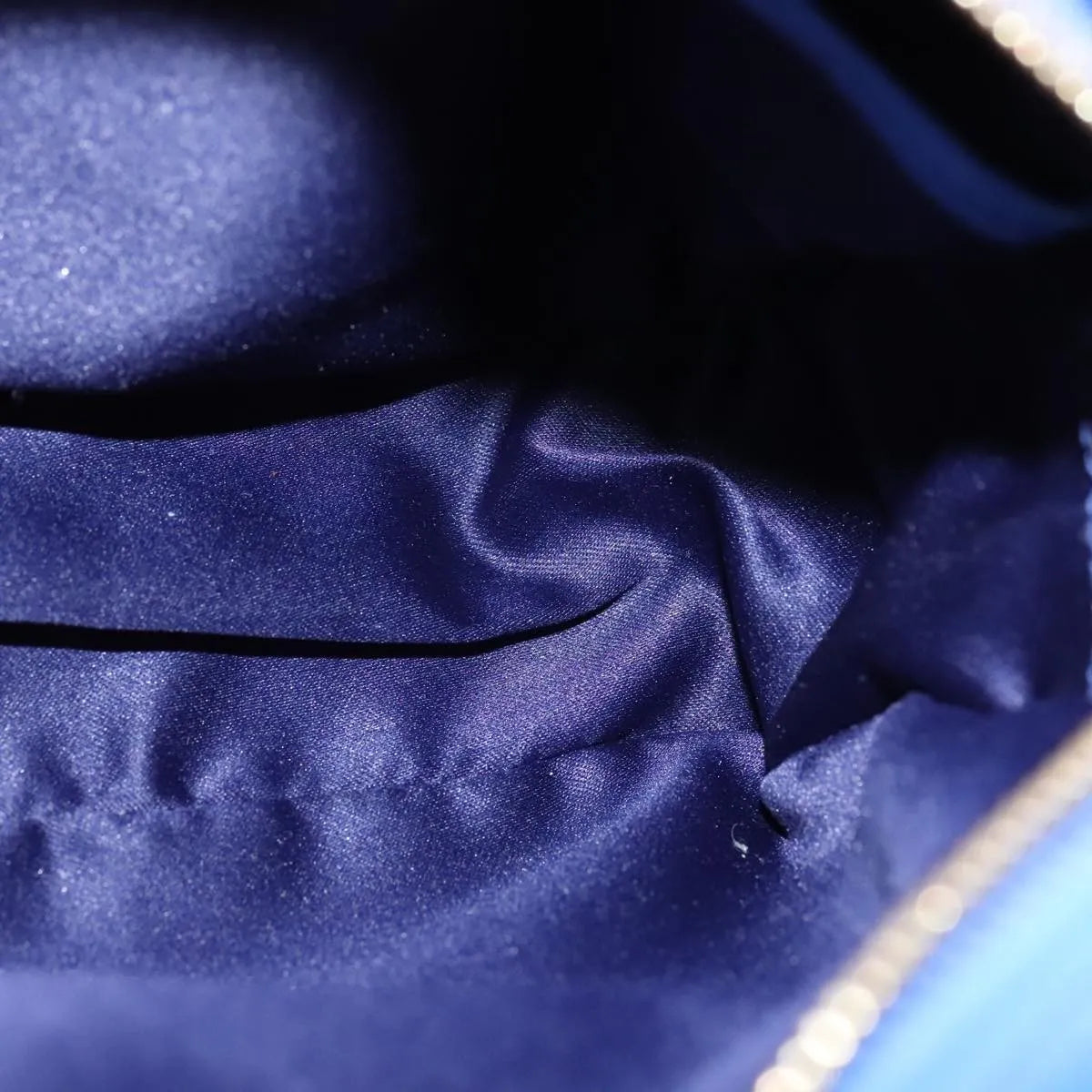 Salvatore Ferragamo Vala Leather, Blue, Leather, Shoulder Bag