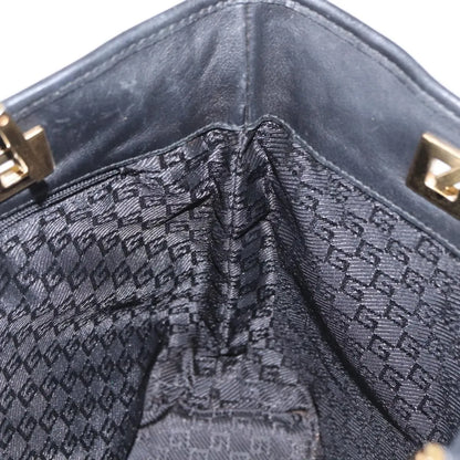 Gucci Vintage tote Leather, Black, Leather, Tote Bag