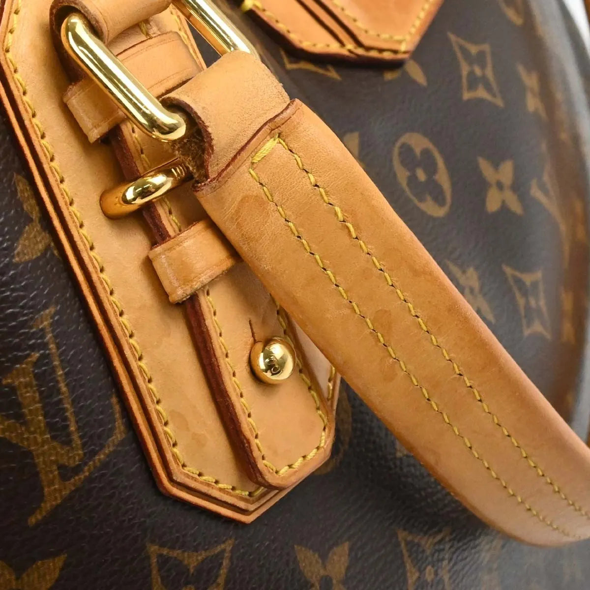 Louis Vuitton Griet Monogram, Brown, Canvas, Handbag