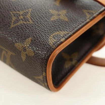 Louis Vuitton Florentine Waist Monogram Canvas, Brown, Canvas, Clutch