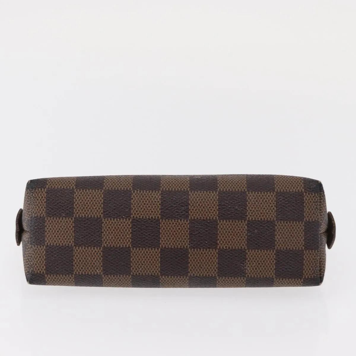 Louis Vuitton Cosmetic Damier, Brown, Canvas, Clutch