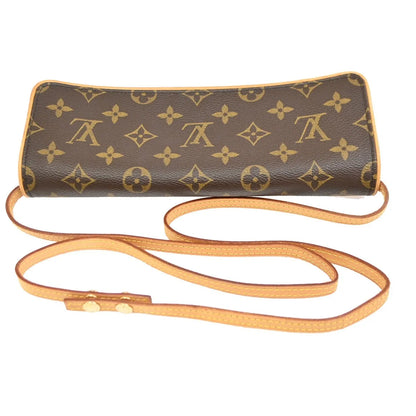 Louis Vuitton Twin Monogram Canvas, Brown, Canvas, Clutch