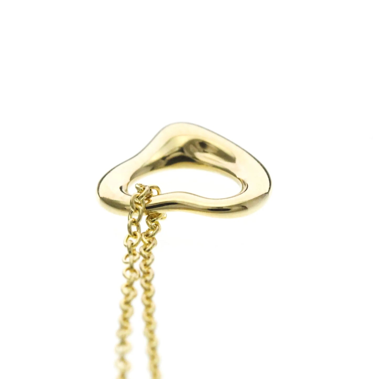 Tiffany & Co. Elsa Peretti Open Heart Pendant 18K Yellow Gold, Gold, Yellow Gold, Necklace