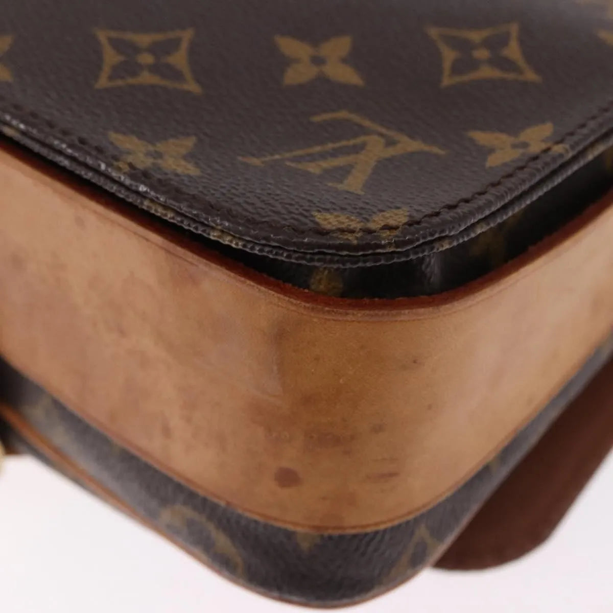 Louis Vuitton Cartouchiere Monogram, Brown, Canvas, Shoulder Bag