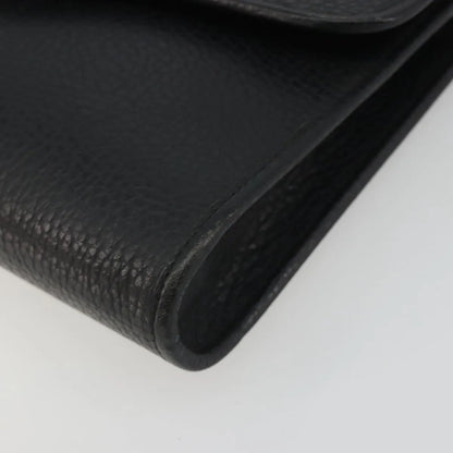 Christian Dior Vintage CD Flap Leather, Black, Leather, Shoulder Bag