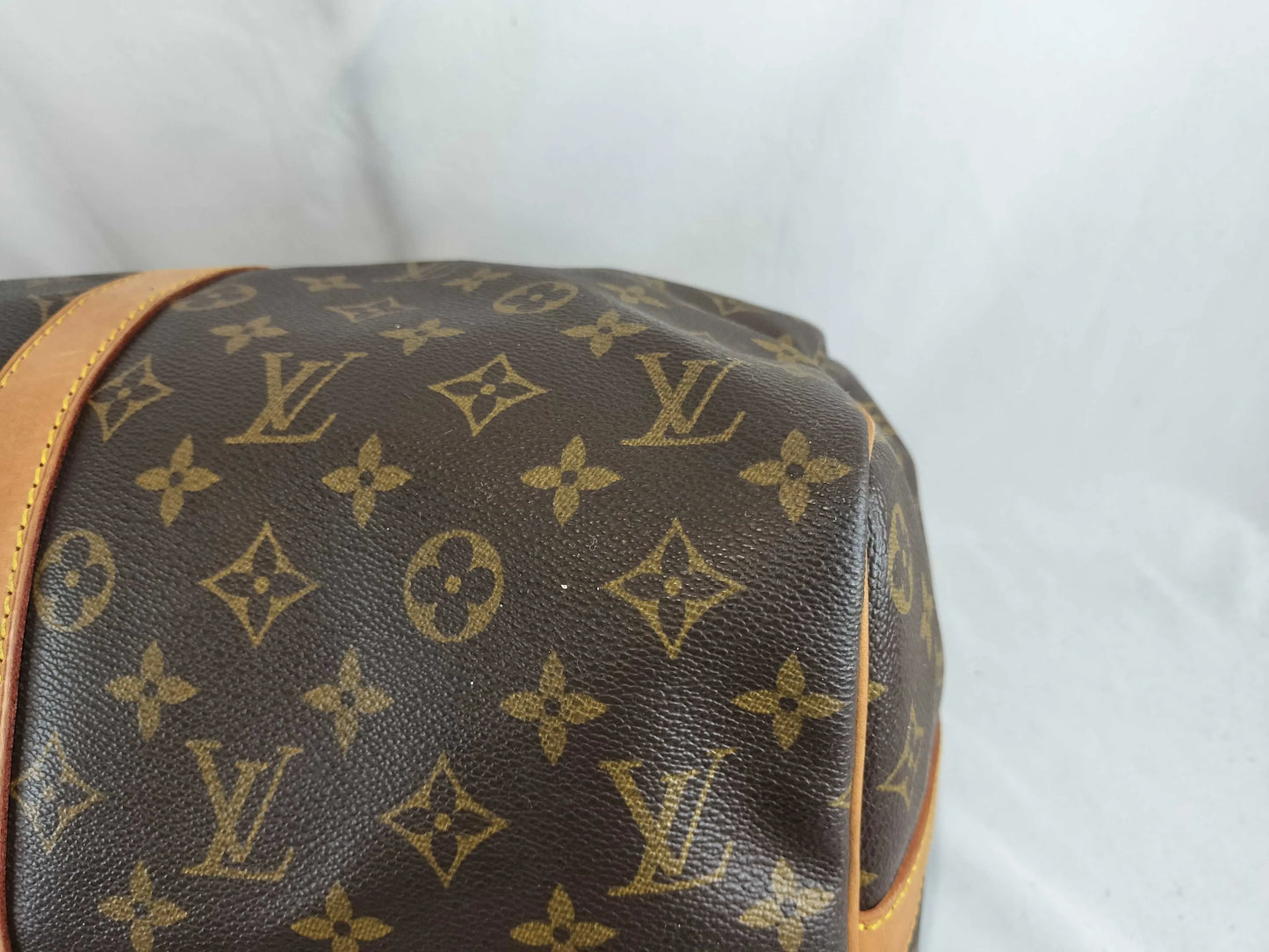 Louis Vuitton Keepall Monogram Canvas, Brown, Canvas, Travel Bag
