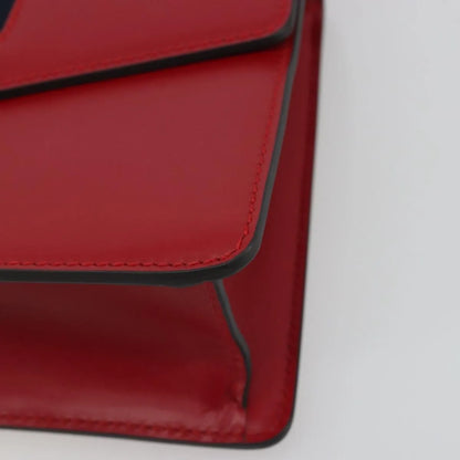 Gucci Sylvie Leather, Red, Leather, Shoulder Bag