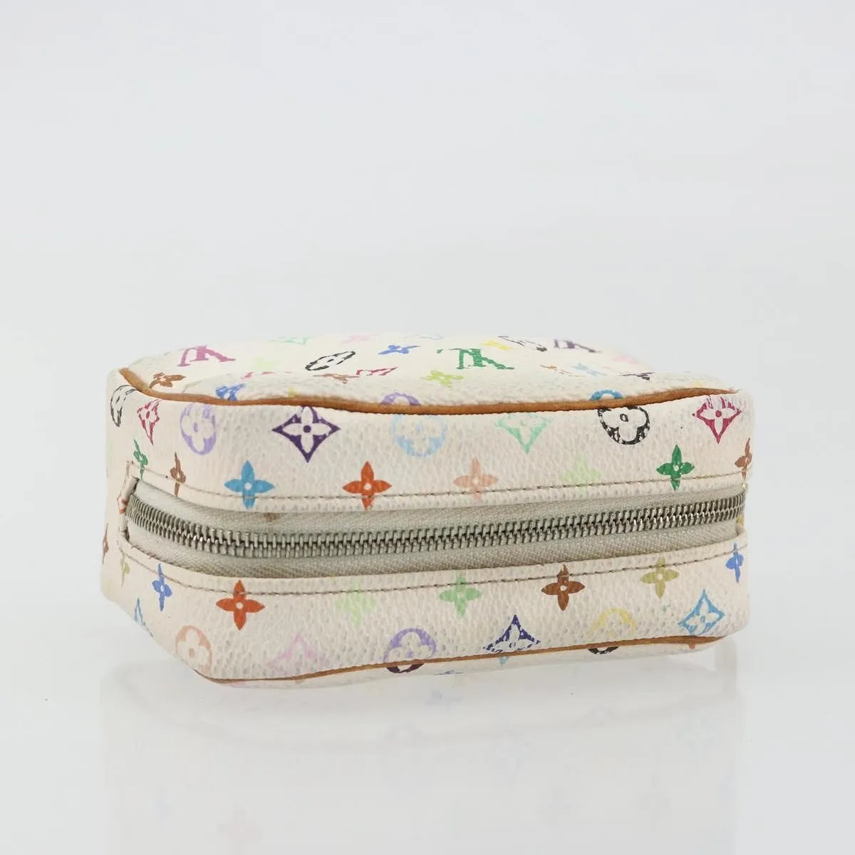 Louis Vuitton Wapity Trousse Monogram Multicolor, White, Canvas, Clutch