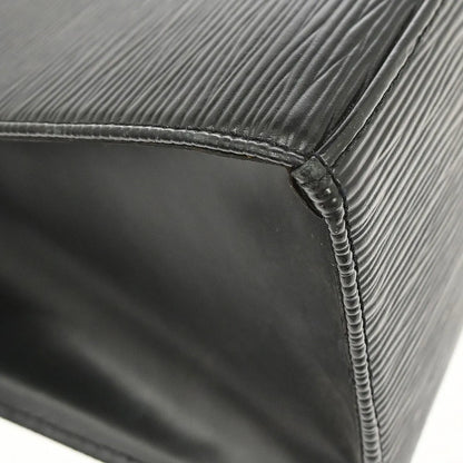 Louis Vuitton Croisette Epi, Black, Leather, Handbag
