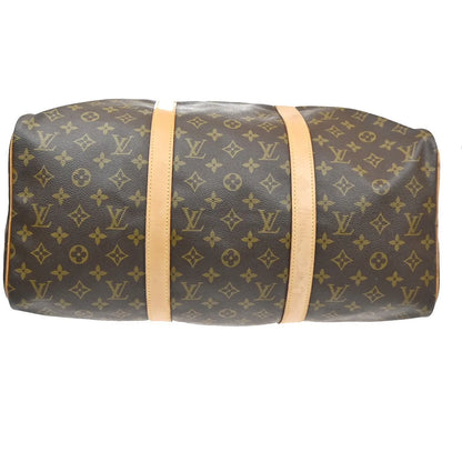 Louis Vuitton Sac Souple Monogram Canvas, Brown, Leather, Travel Bag