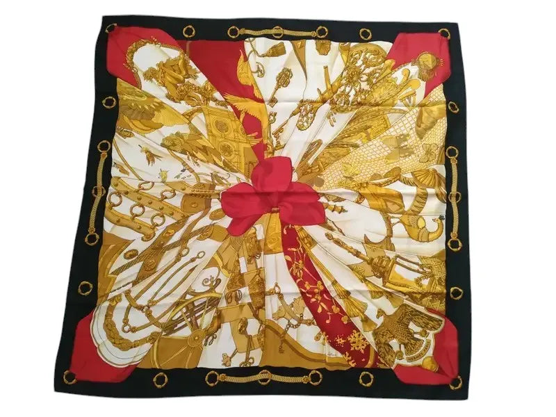 Hermes Carré 90 Silk multicolor, Multicolour, Silk, Scarf
