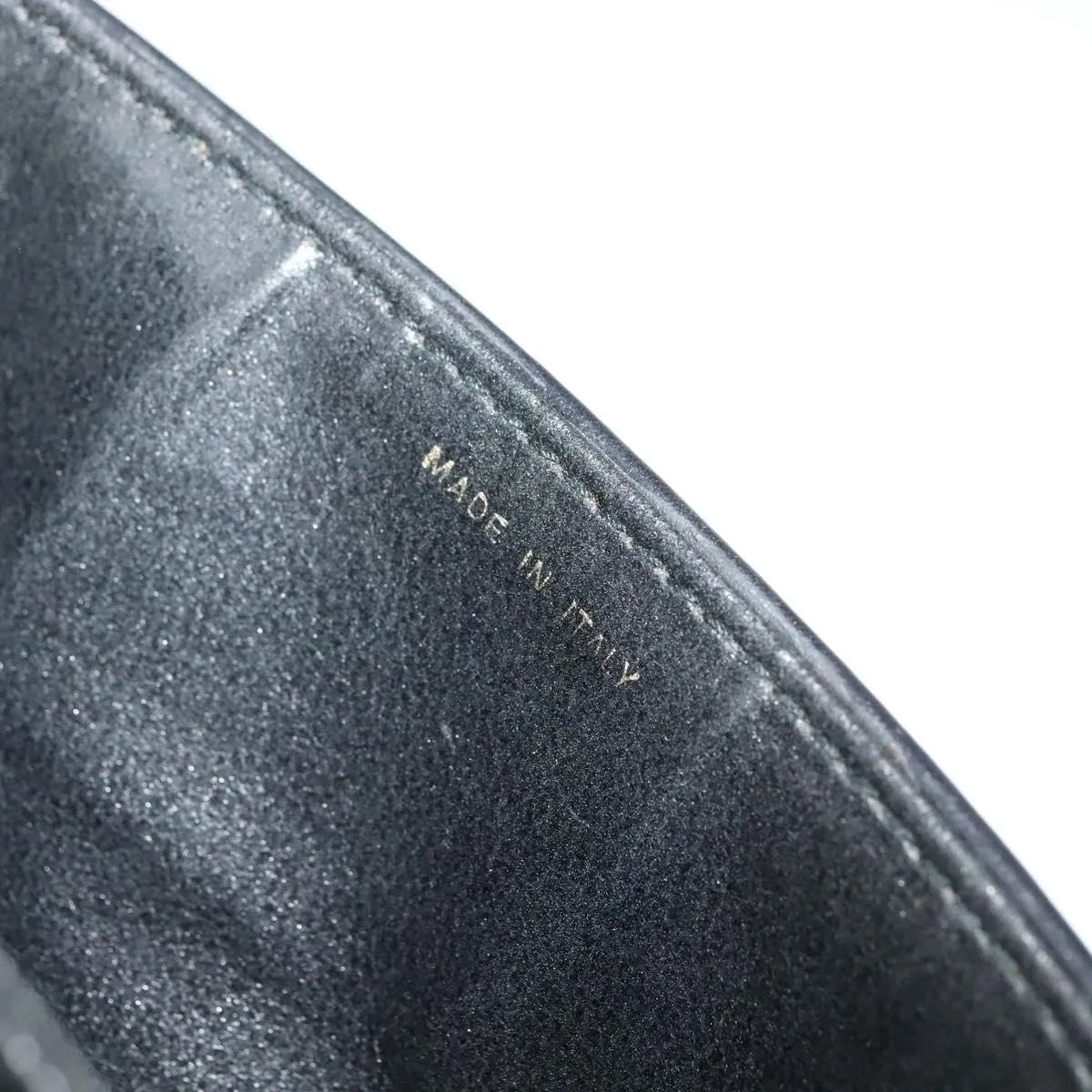 Celine Vintage Leather, Black, Leather, Shoulder Bag