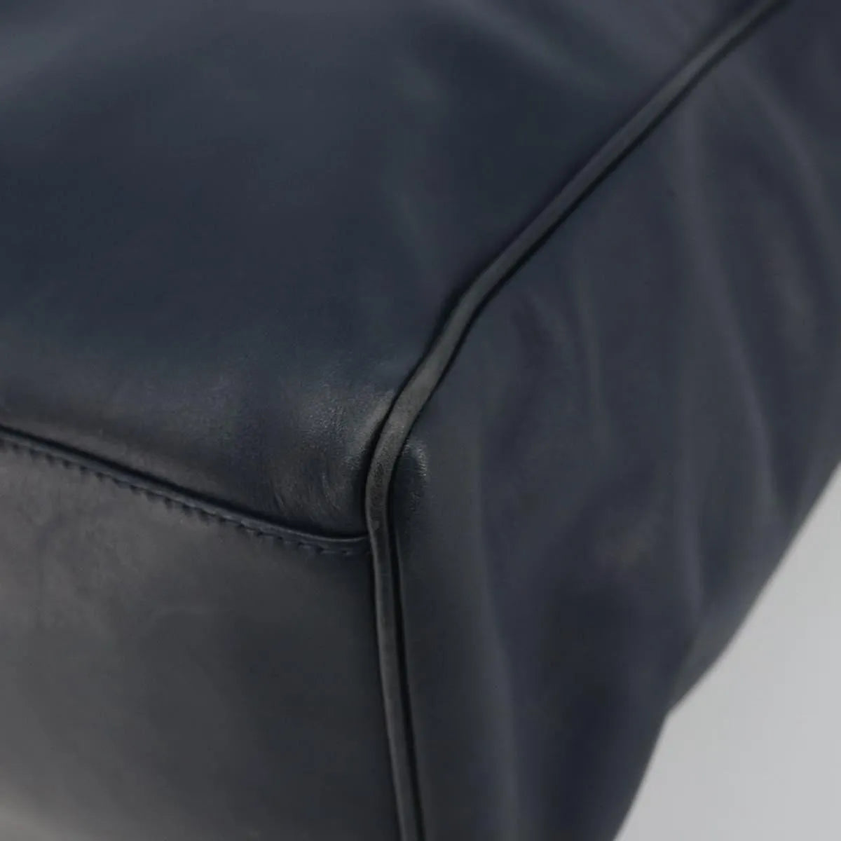 Christian Dior Vintage Leather, Navy, Leather, Handbag