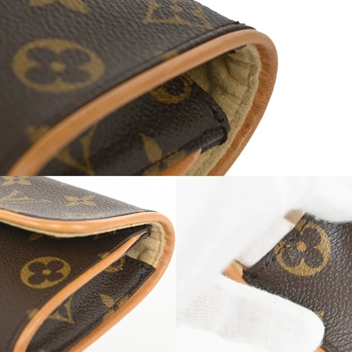 Louis Vuitton Twin Monogram Canvas, Brown, Canvas, Clutch