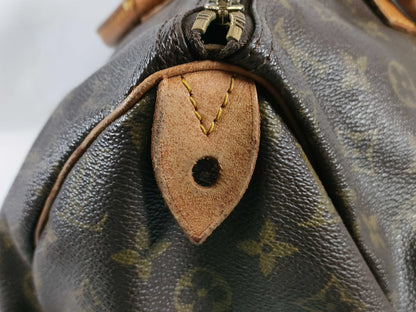 Louis Vuitton Speedy Monogram Canvas, Brown, Canvas, Handbag