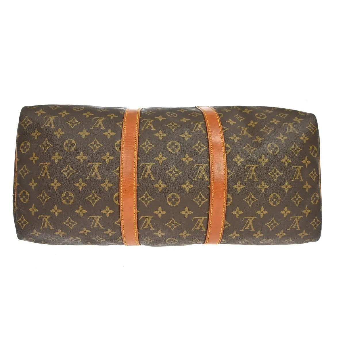 Louis Vuitton Keepall Monogram, Brown, Canvas, Travel Bag